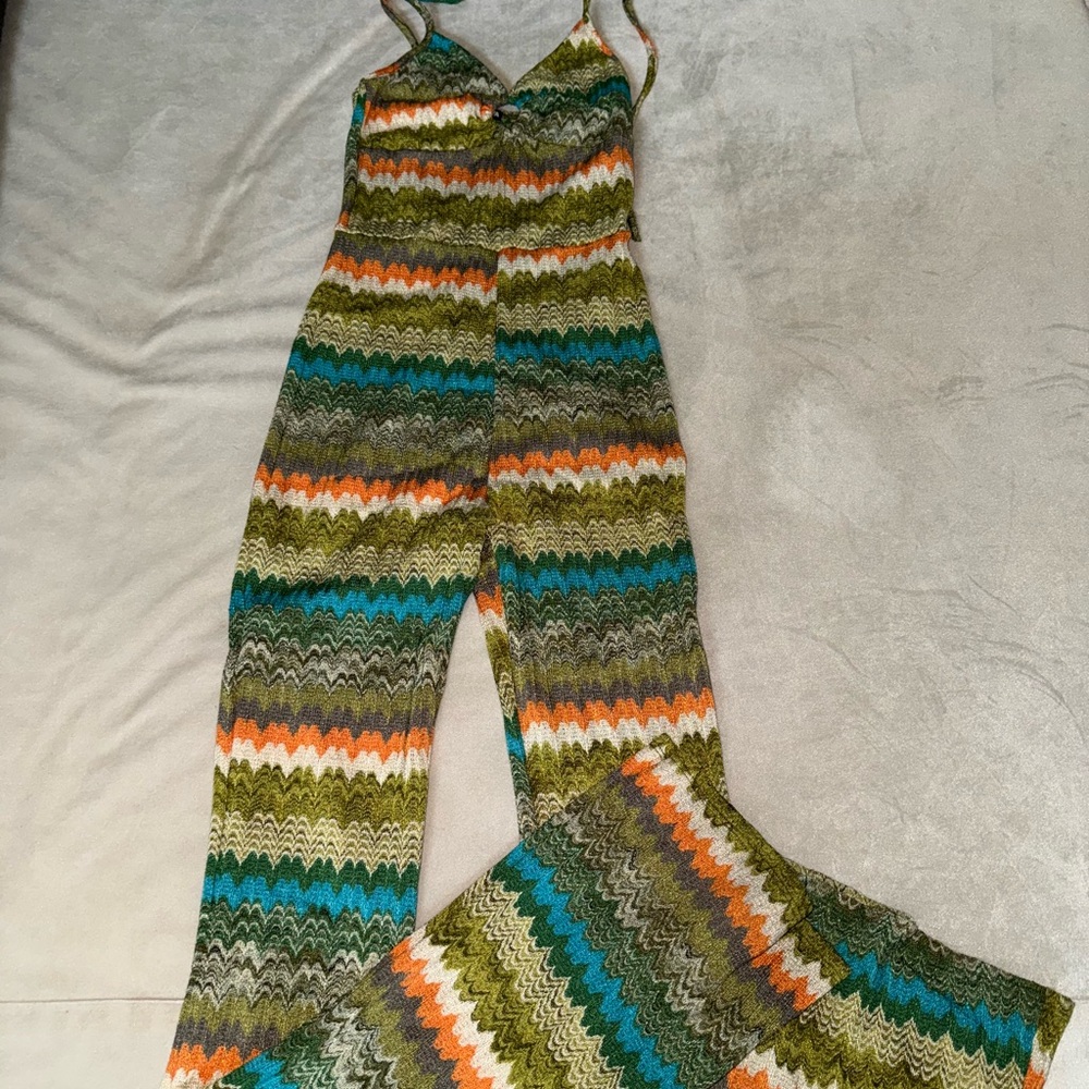 Multicolor Striped Jumpsuit